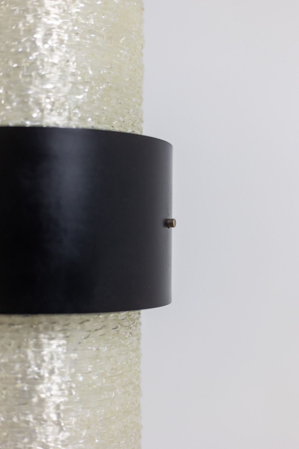 Tripod Lamp In Granite Lucite And Lacquered Metal. 1950s. photo vinterior