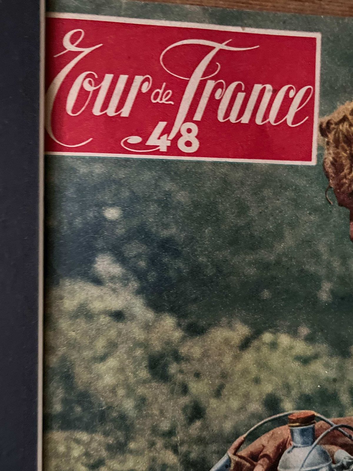 Original Vintage Cycling Magazine Print 1948 Tour De France photo furniture