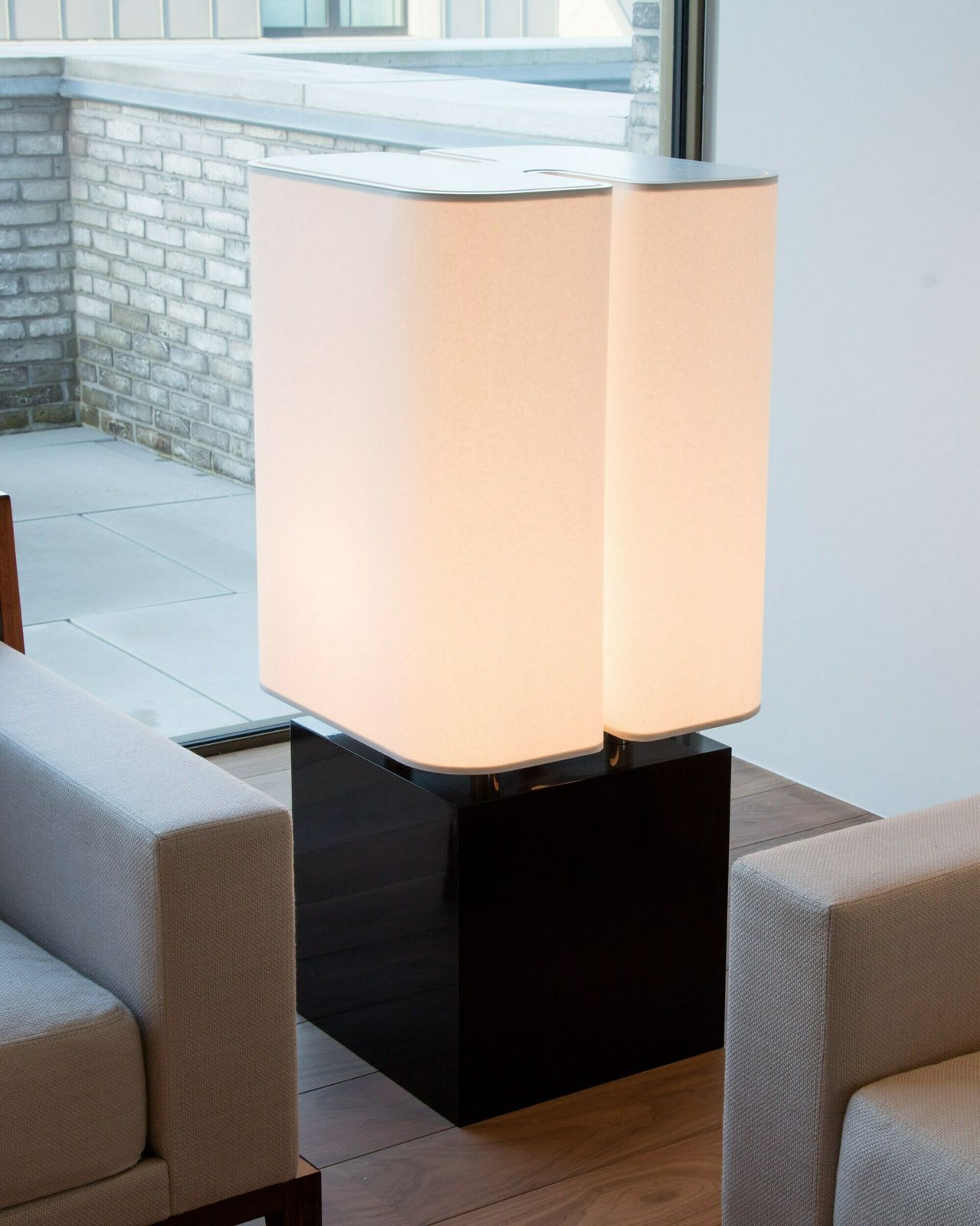 Brasilia Floor Lamp By Michel Boyer For Verre Lumière // Handmade In France In 1974 photo furniture