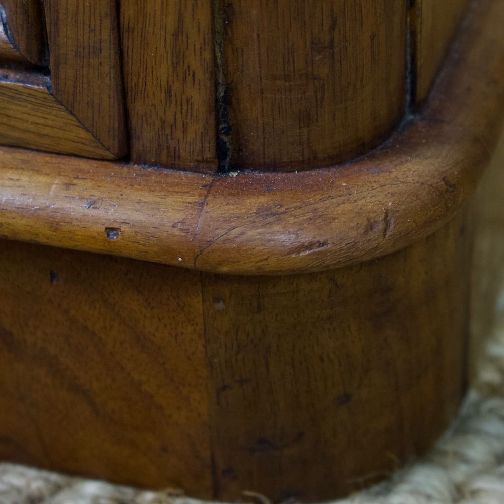 photo furniture Pair Of Continental Walnut Bedside Chests