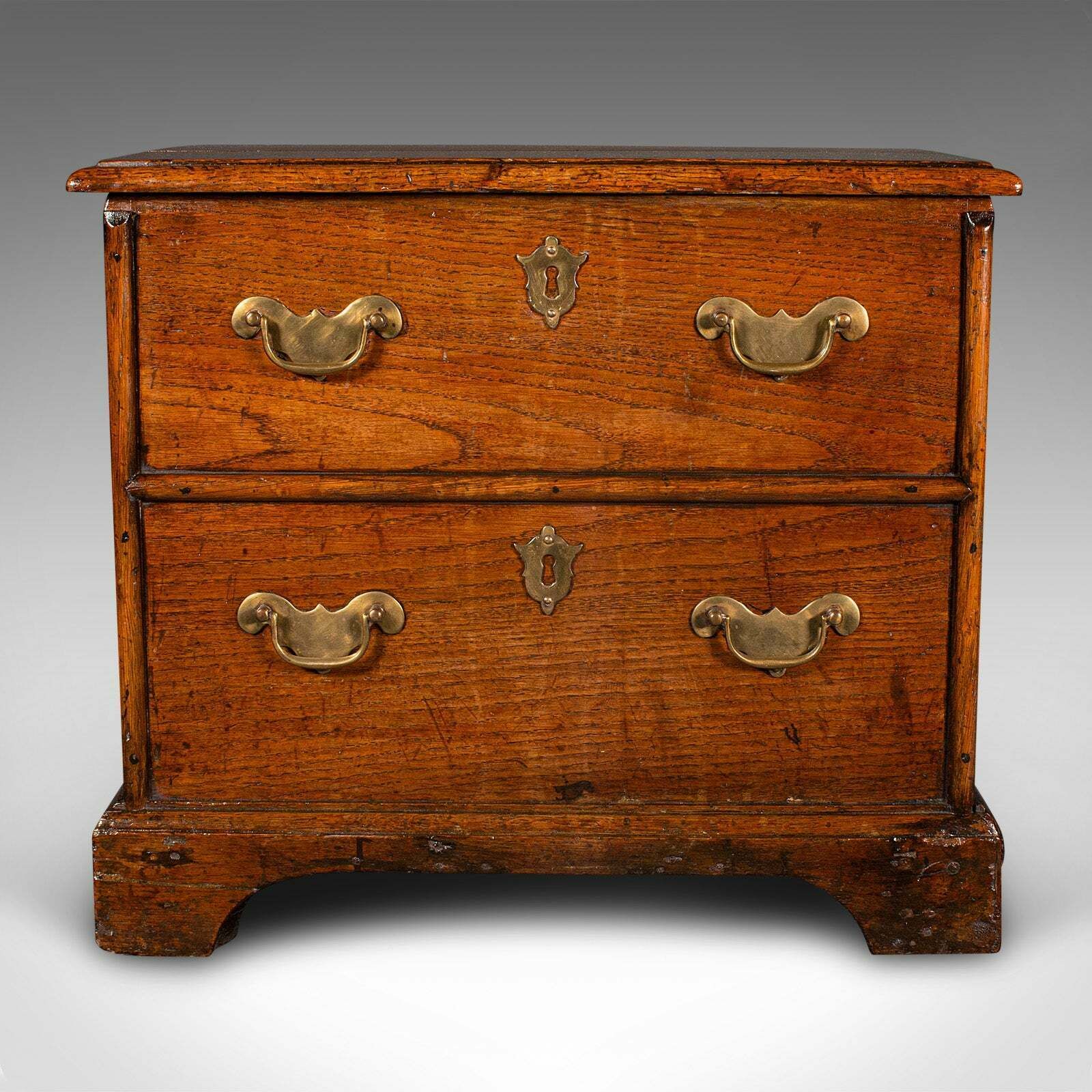 Antique Storage Chest, English, Oak, Fireside Bin, Bedside Box, Georgian, C.1780 photo for sale
