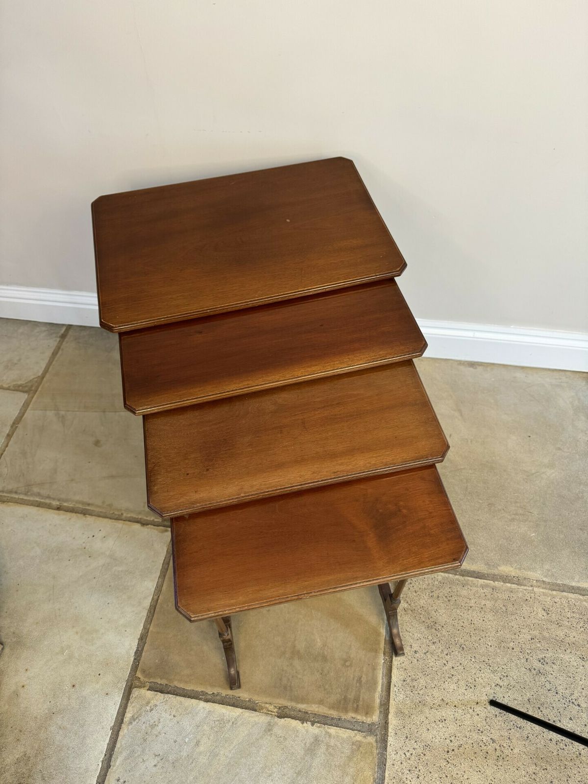 Edwardian Mahogany Nest Of Four Tables photo 795.0