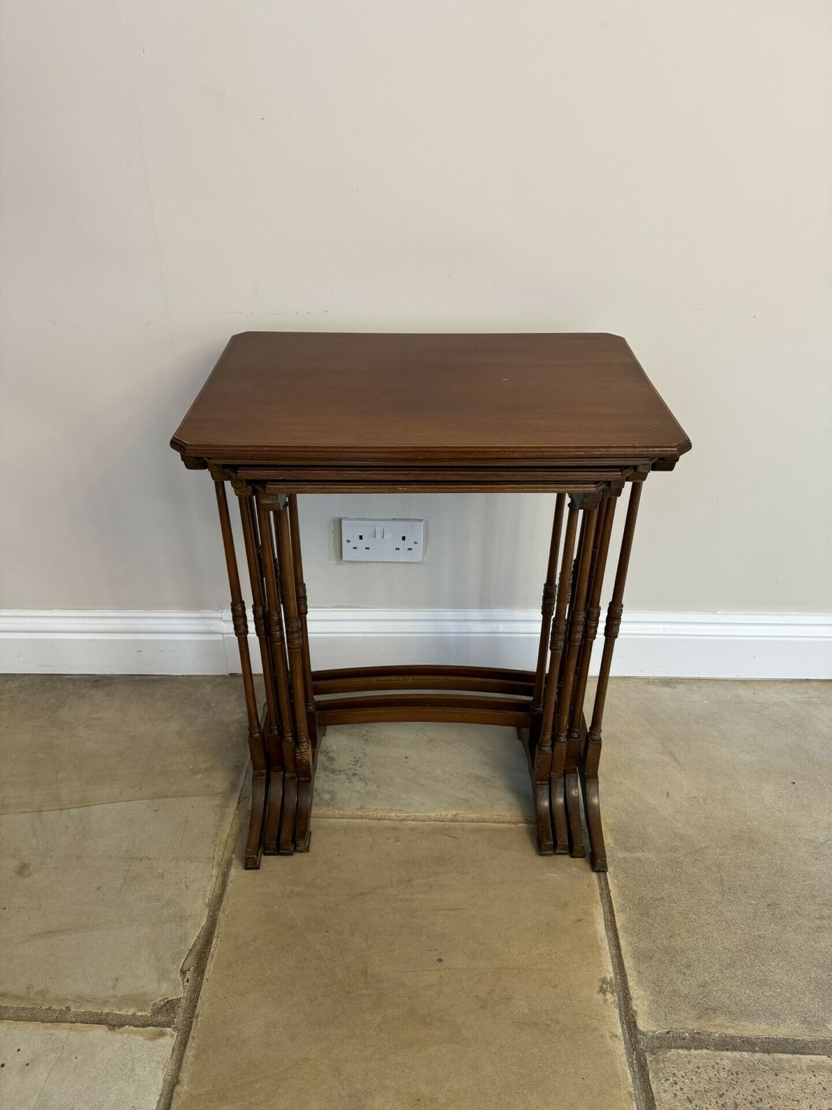Edwardian Mahogany Nest Of Four Tables photo vinterior