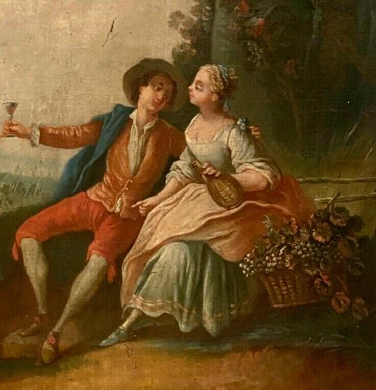 Louis XV Style Trumeau In Carved Wood 19th Century photo 1703.87