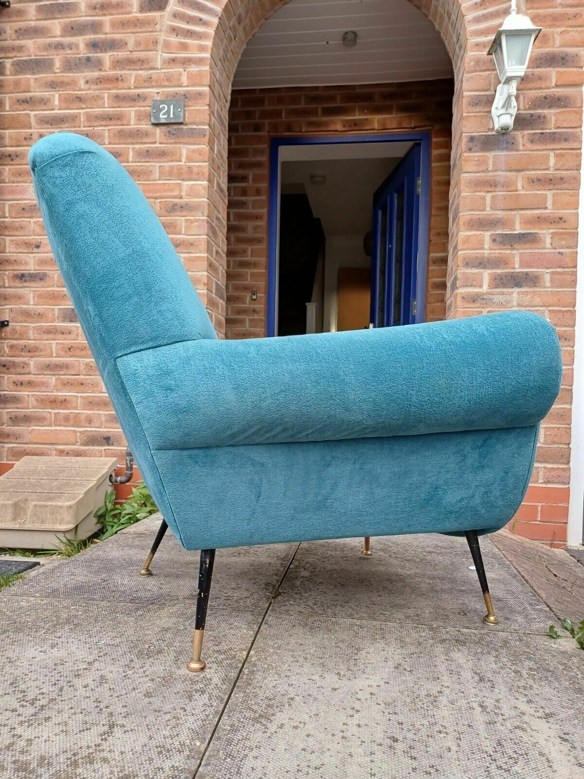 Stunning Italian 50s Armchair By Gigi Radice Minotti 2 Available photo vinterior