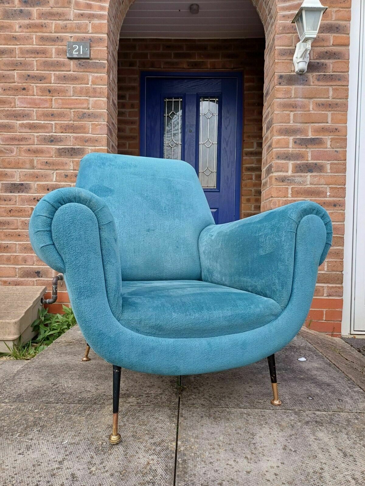 photo furniture Stunning Italian 50s Armchair By Gigi Radice Minotti 2 Available