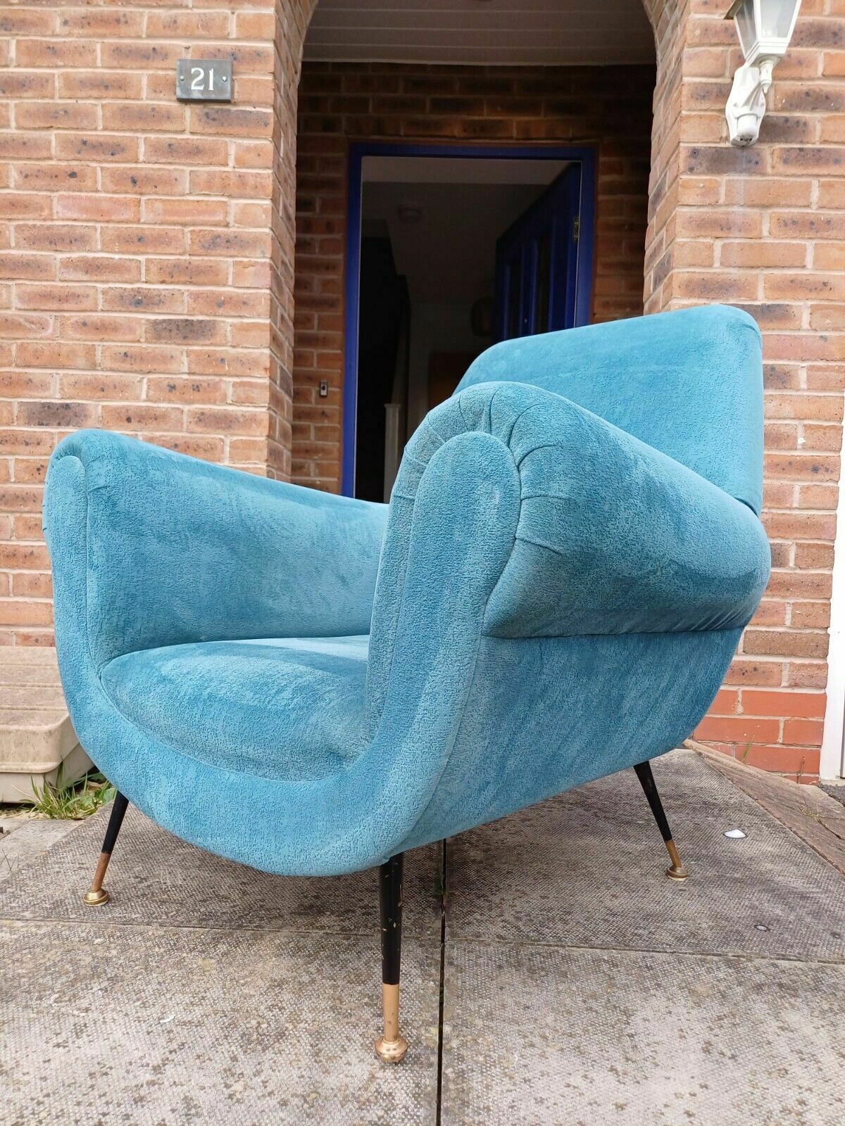 photo for sale Stunning Italian 50s Armchair By Gigi Radice Minotti 2 Available