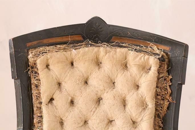 English Aesthetic Movement Nursing Chair, Possibly By Maple & Co photo Furniture