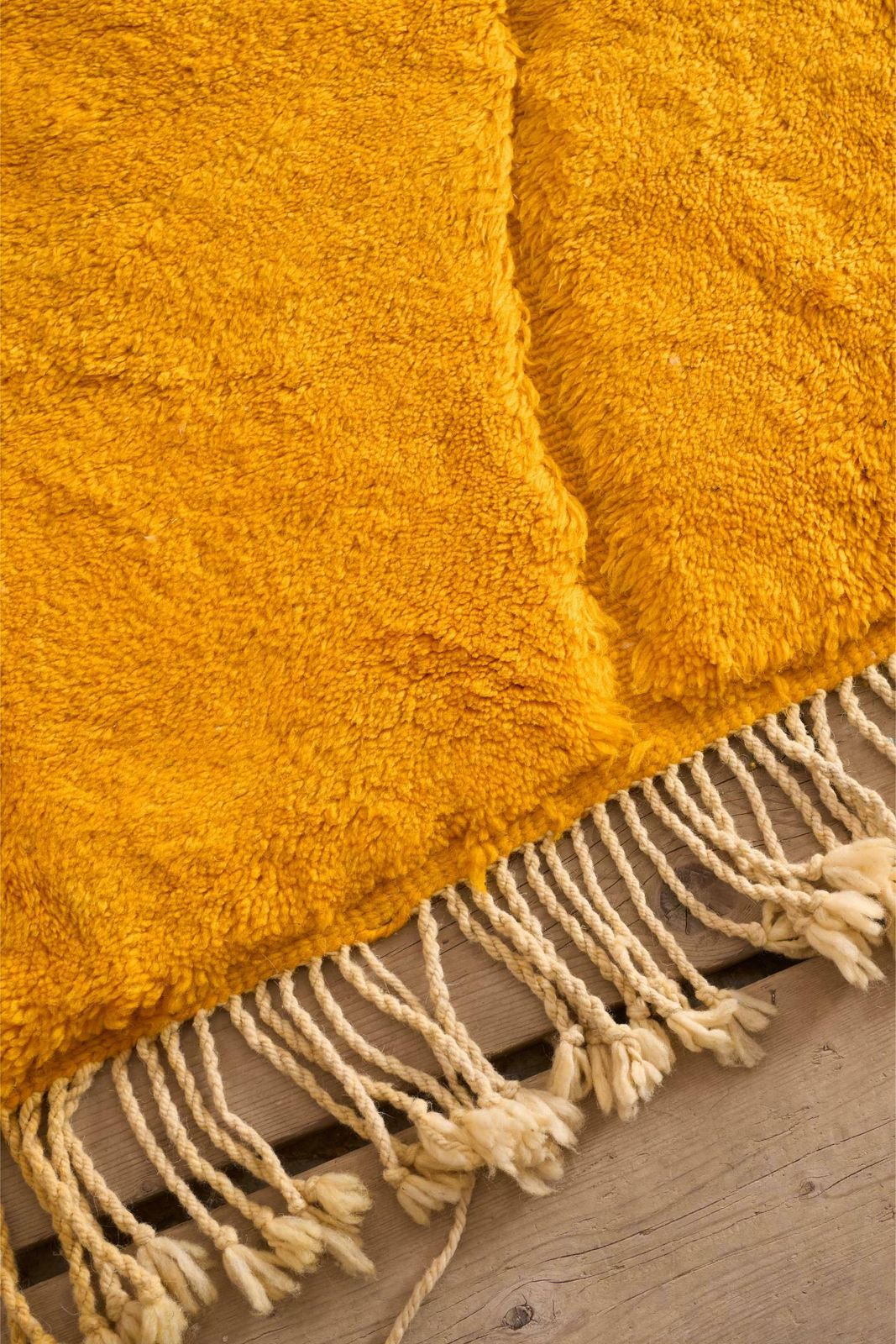 Moroccan Berber Rug   Yellow #2 photo furniture