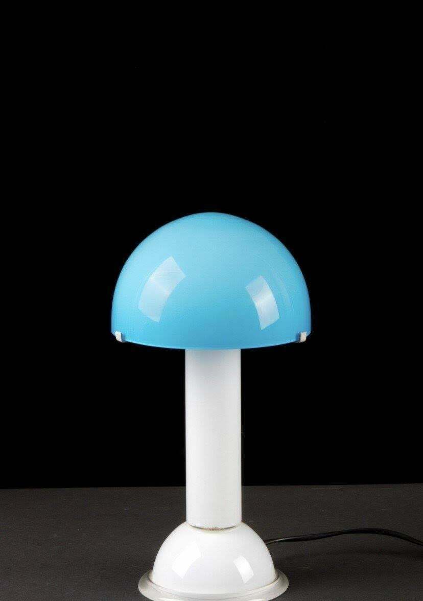 photo furniture Table Lamp By The Artist Marcello Furlan, Xxth Century.