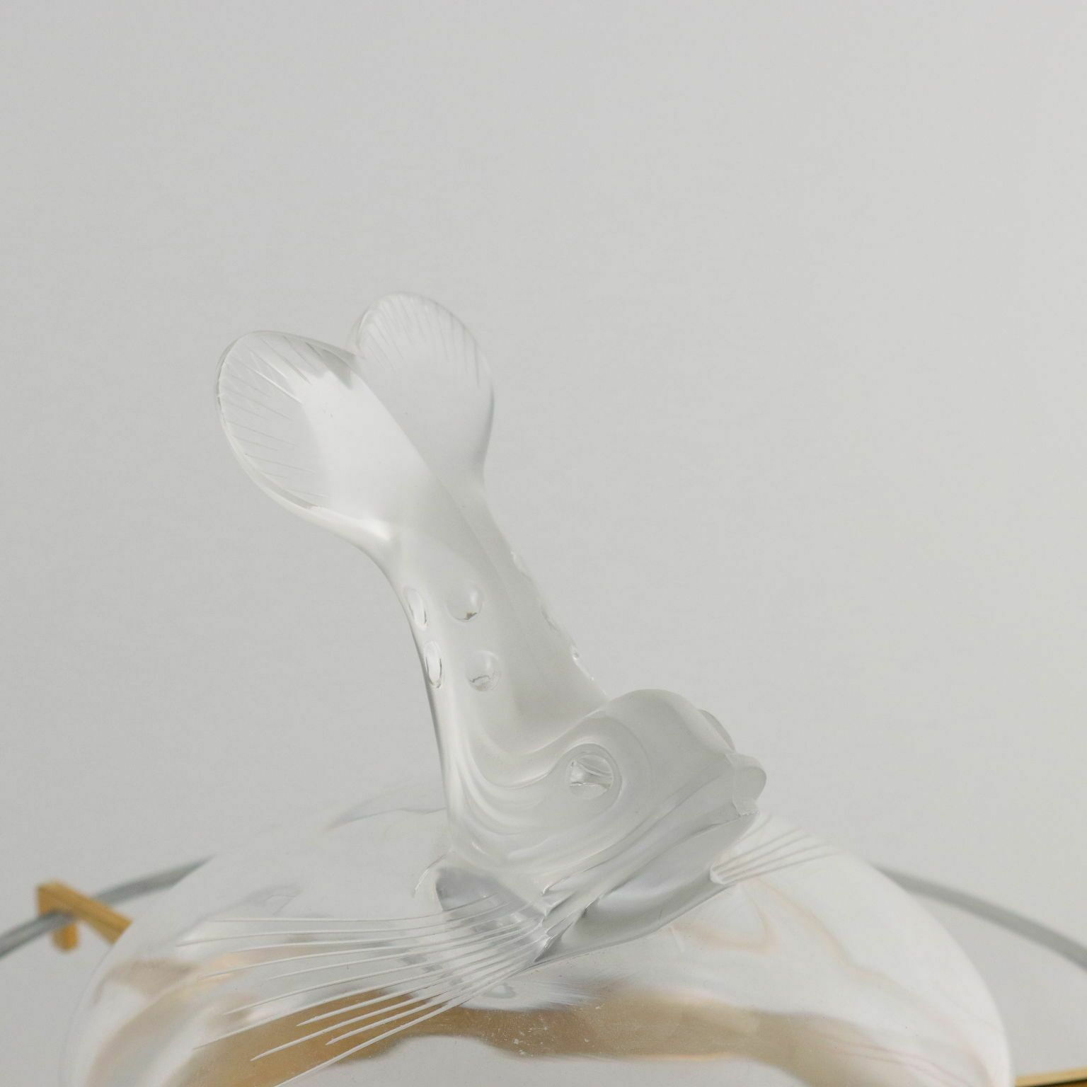 Lalique Caviar Cup Crystal France XX Century photo Home Decor