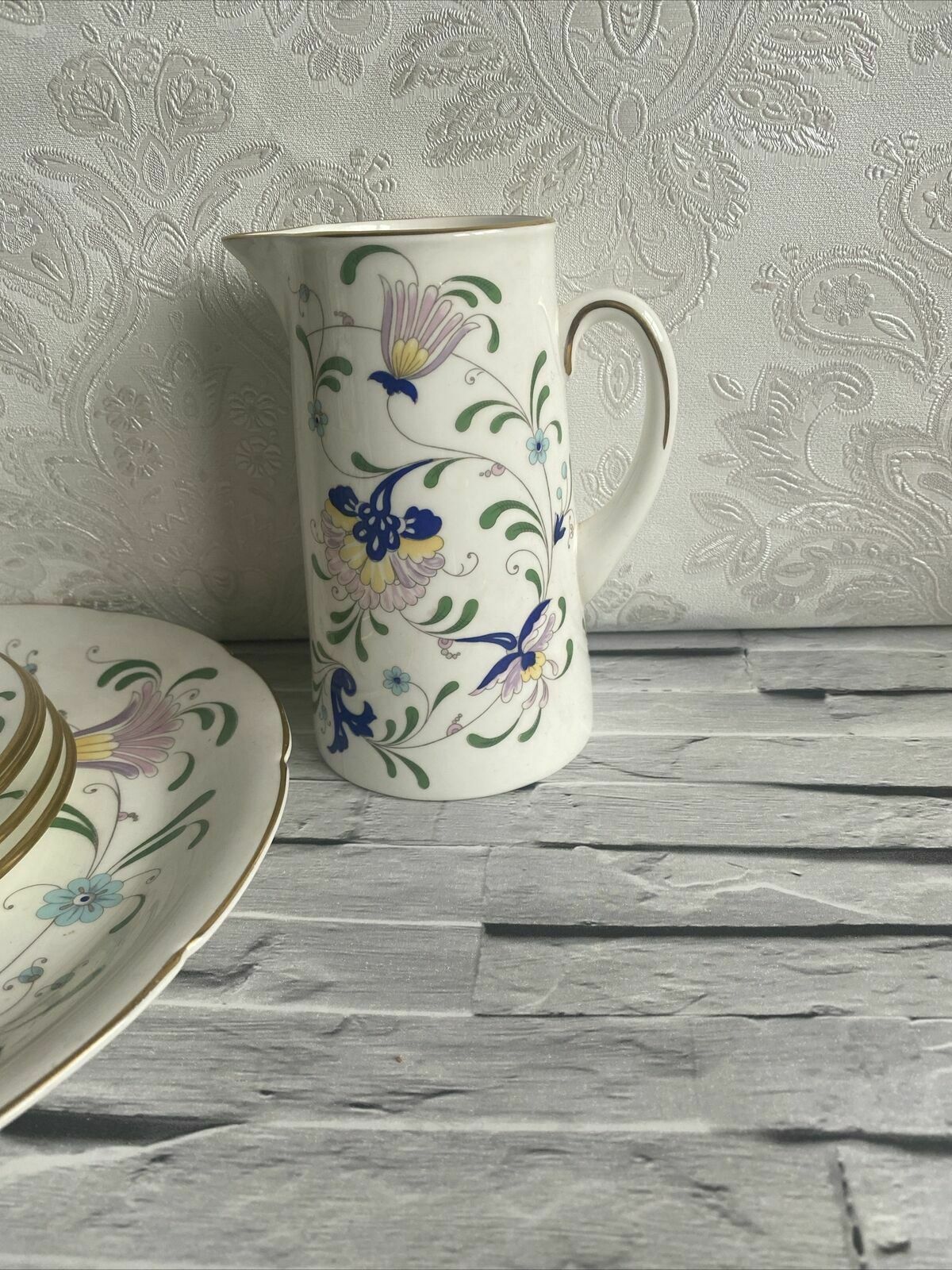 photo for sale Coalport Bone China Made In England Set Plates Mugs Jugs Bundle #3