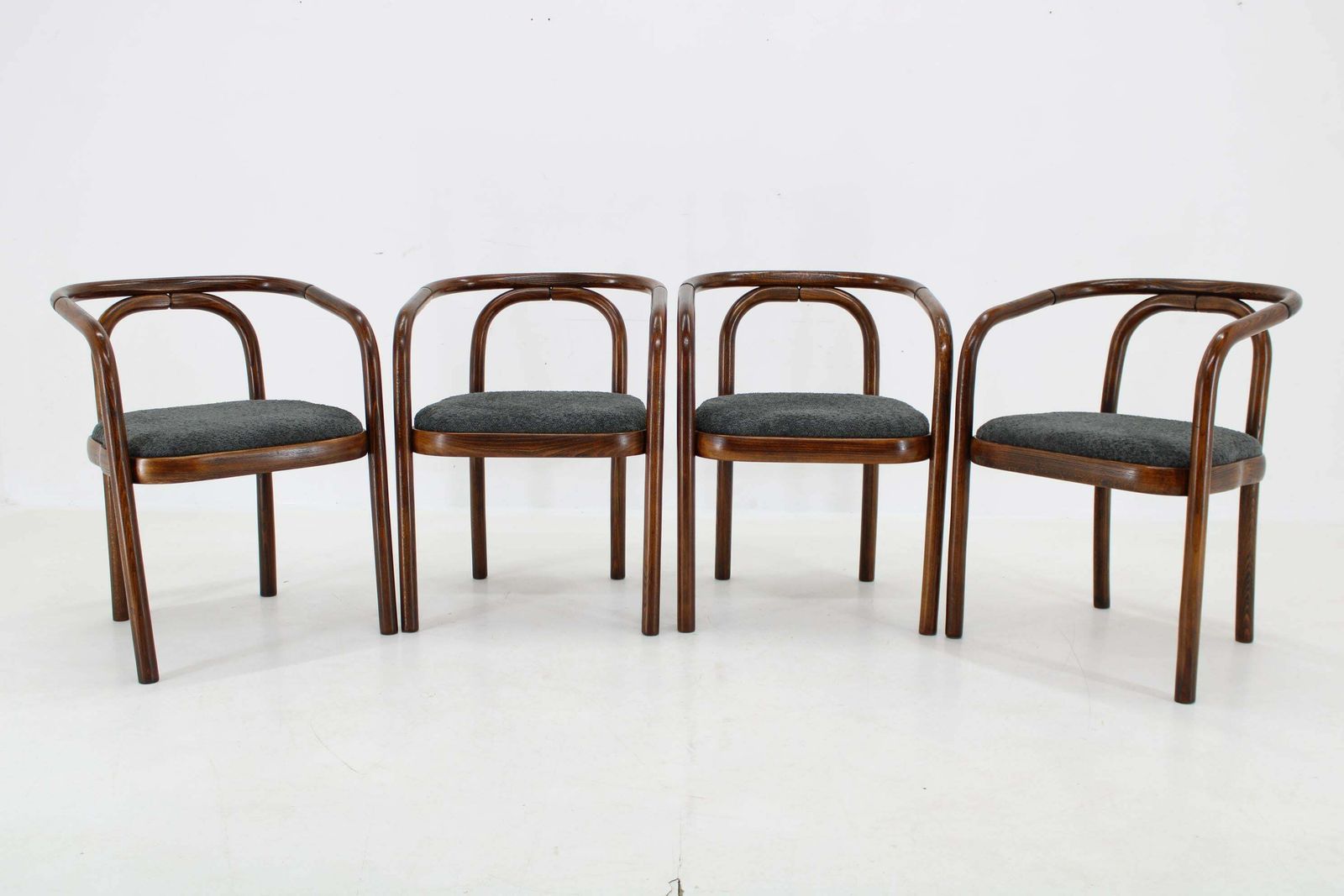 1970s Antonin Suman Set Of Four Dining Chair By Ton photo furniture