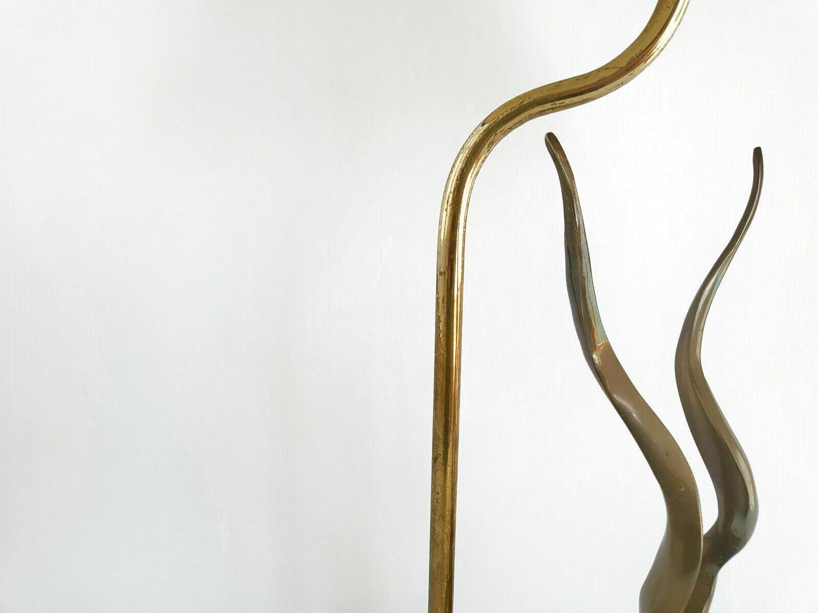 Antilope Table Lamp Ibex 1970 Vintage Gold Brass 70s Retro 70s photo for sale