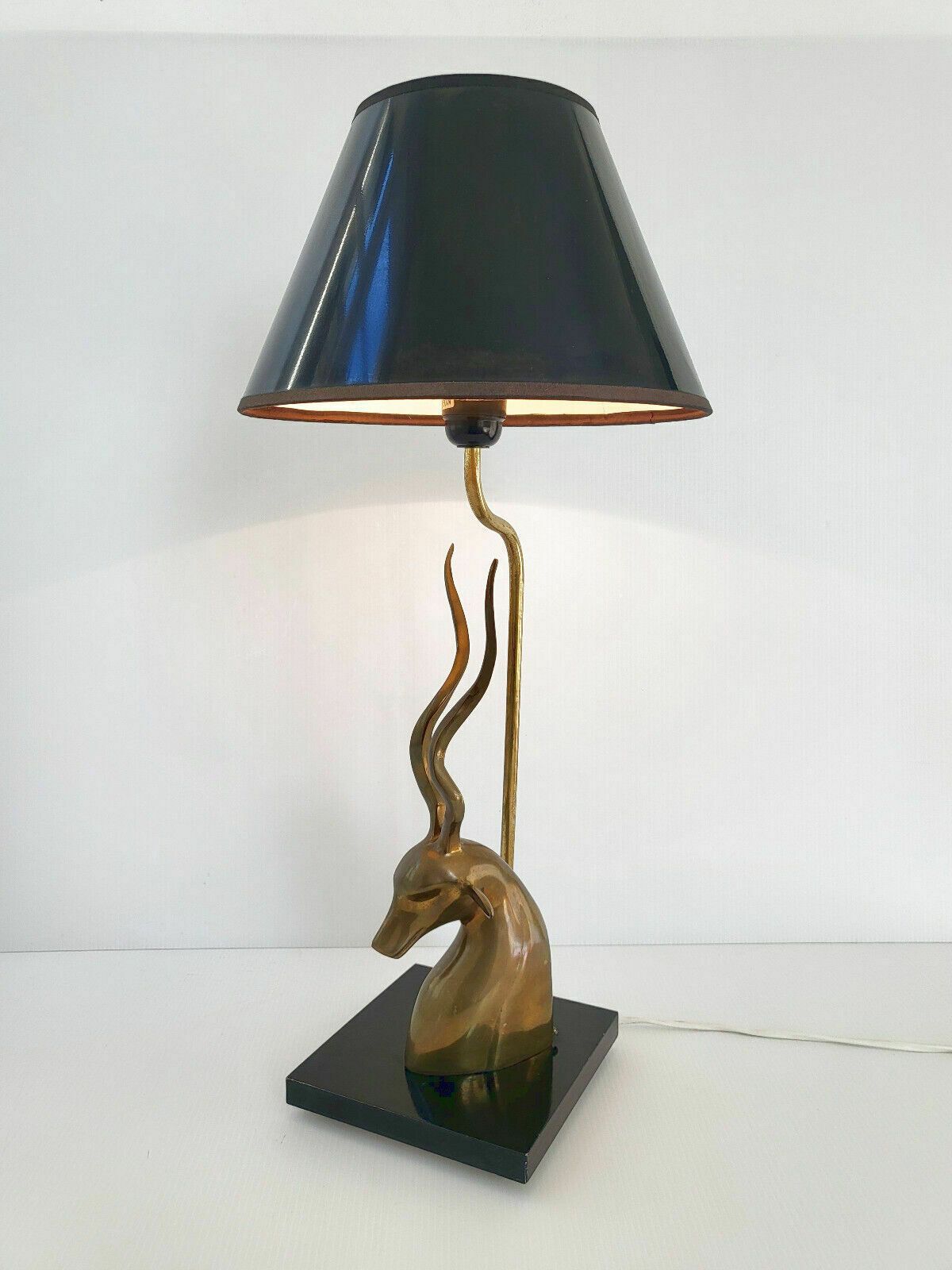 photo furniture Antilope Table Lamp Ibex 1970 Vintage Gold Brass 70s Retro 70s