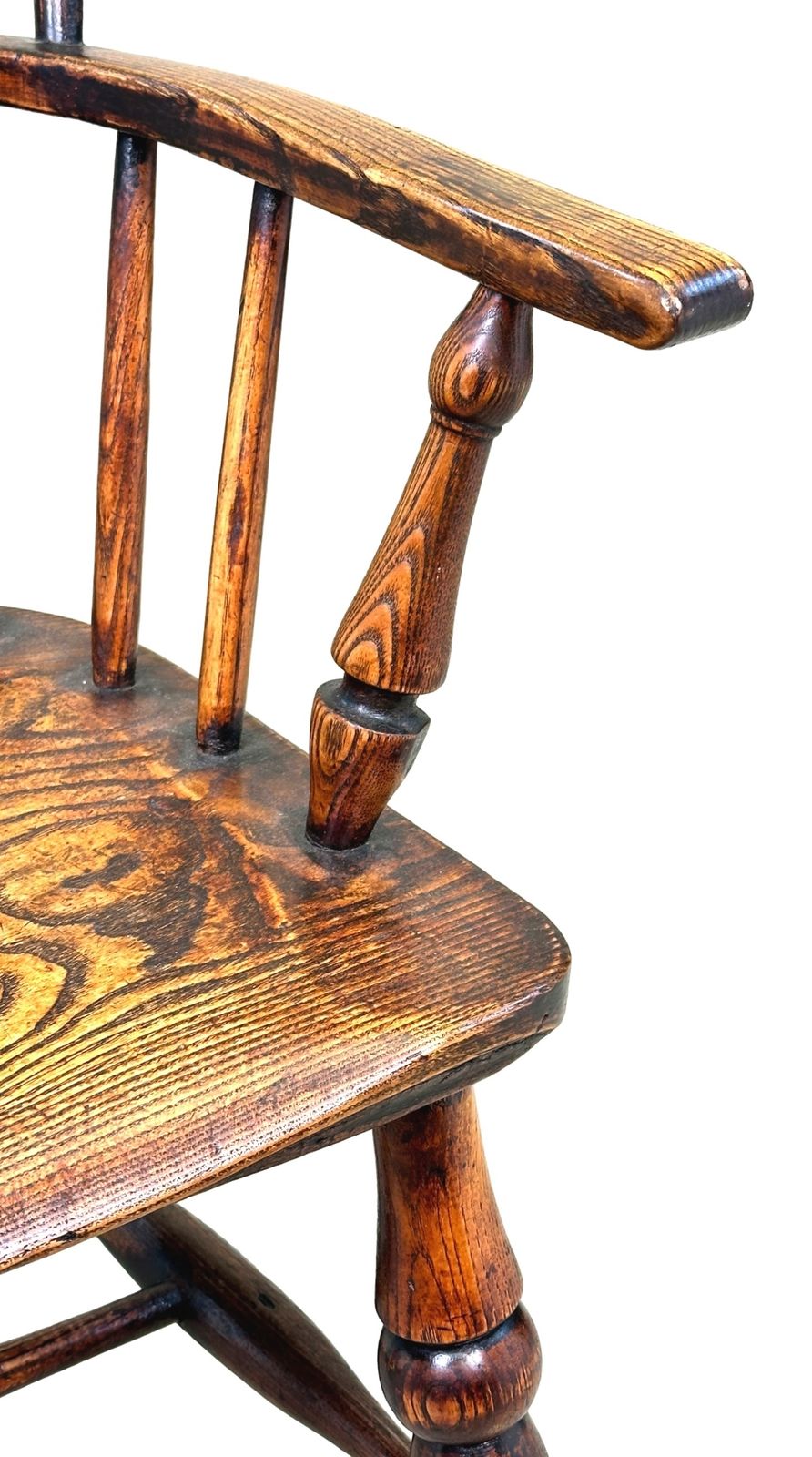 Ash & Elm 19th Century Childs Windsor Armchair (England, Circa 1860) photo vinterior