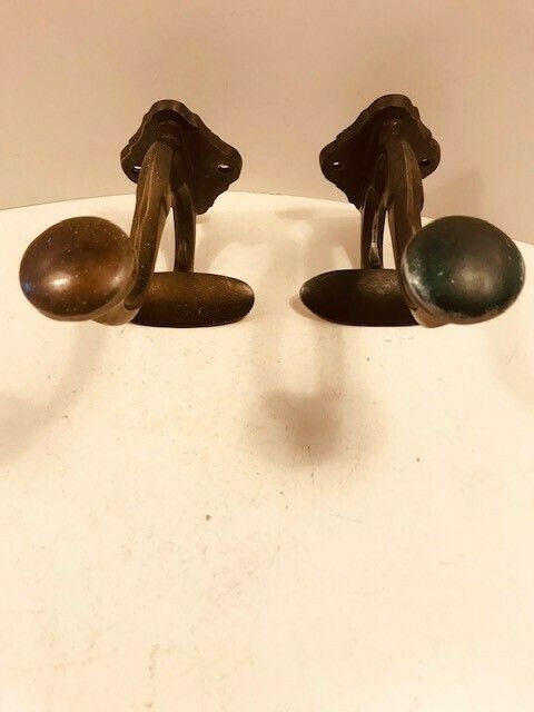 A Fine Pair Of Early C20 Arts And Crafts Coat Hooks photo Home Decor