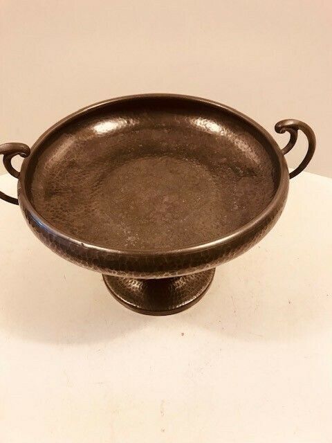 An Early C20 Hammered Pewter Tazza In The Art Nouveau Style photo furniture