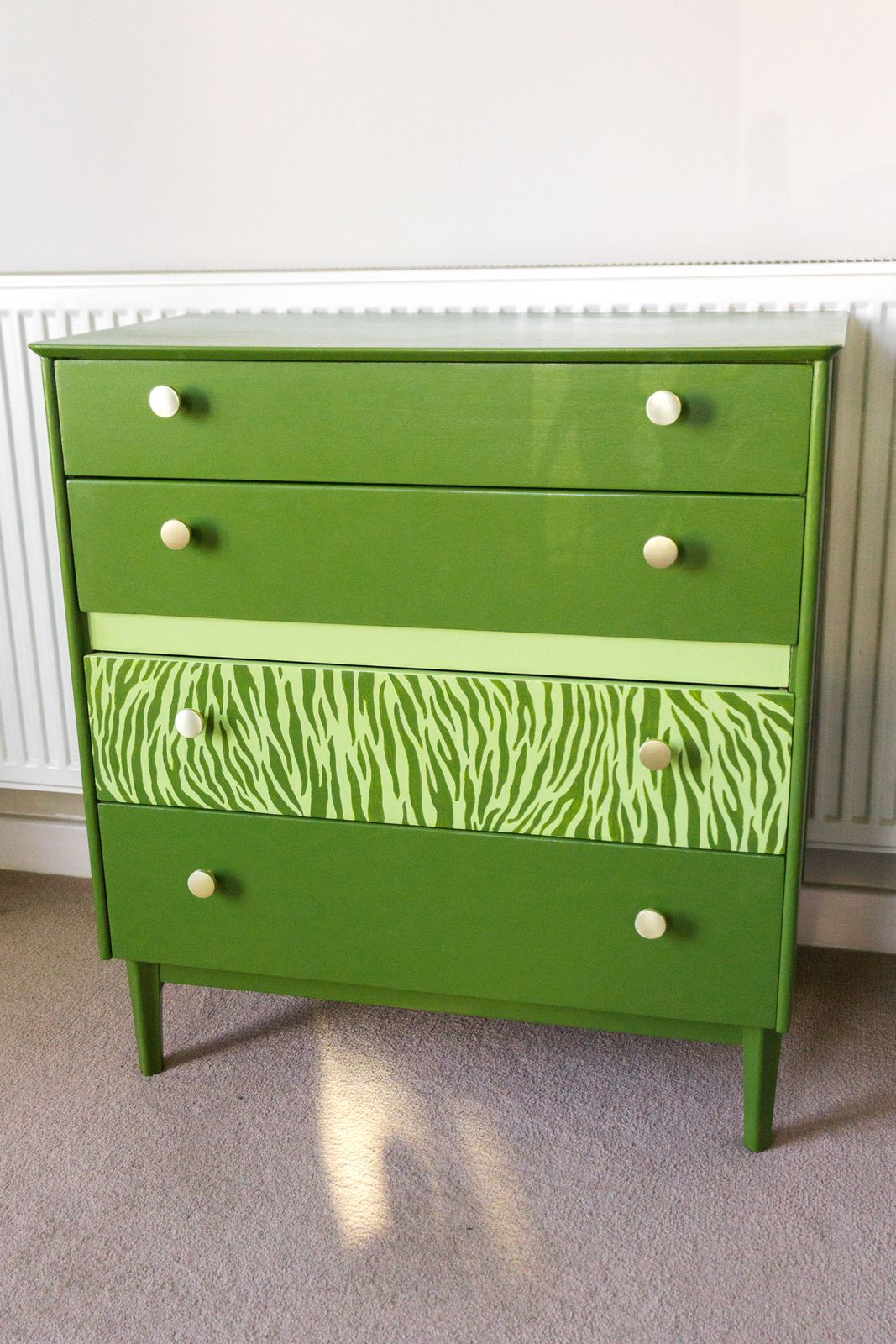 photo for sale Upcycled Lebus Mid Century Chest Of Drawers   "Amazonian" By @Nooky.Nook.Studio