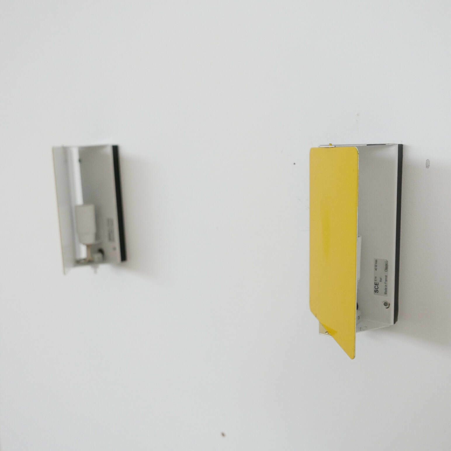Lighting Charlotte Perriand Original Yellow Mid Century Wall Lights (3 Available) photo