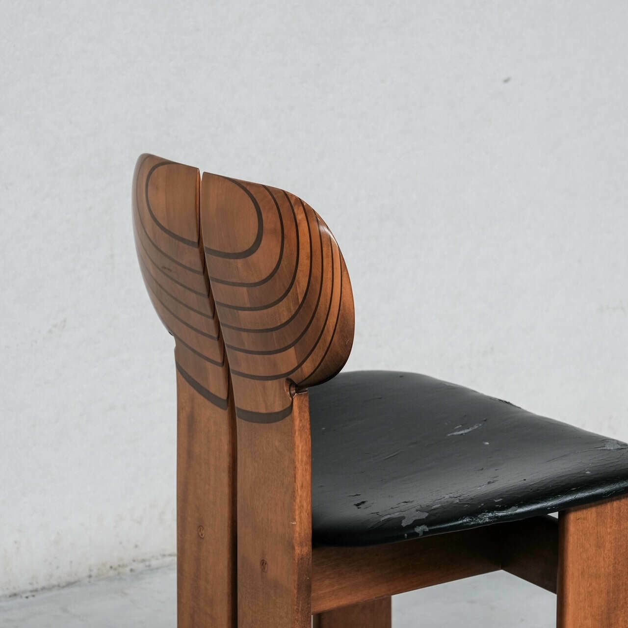 Set Of Six 'Africa' Mid Century Italian Dining Chairs By Scarpa photo buy