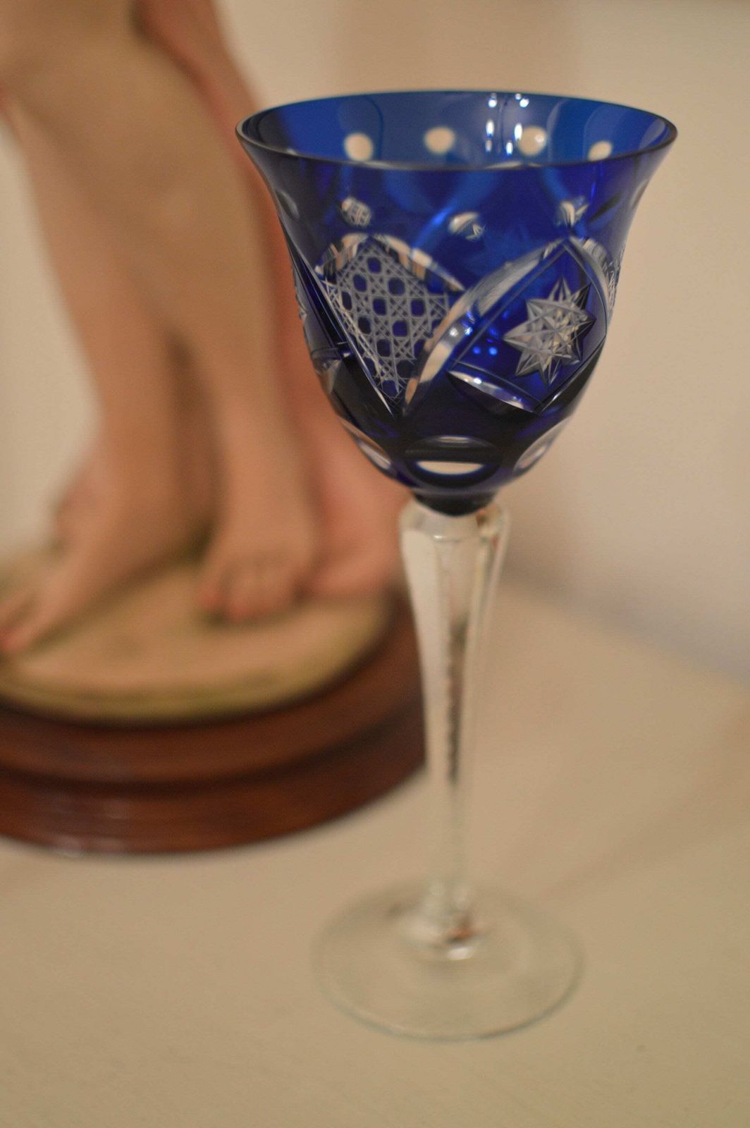 4 Crystal Wine Glass Color Wine Goblet | Cut Pattern By Nachtmann, photo 183.0