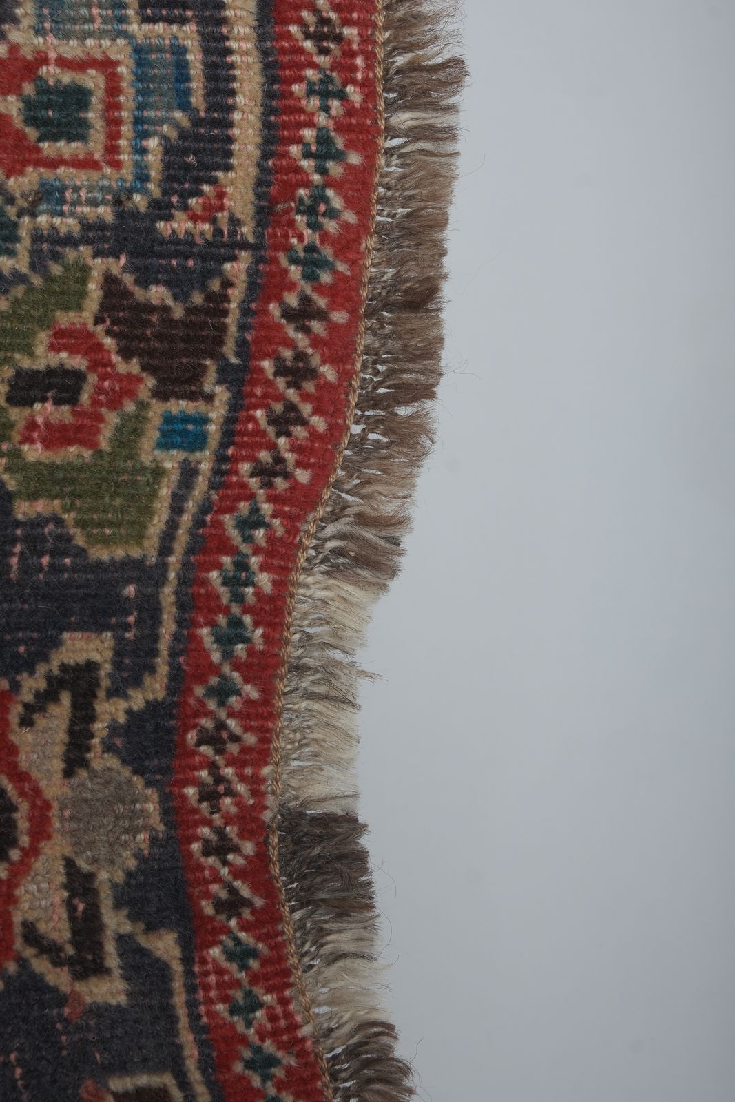 Vintage Red Hand Knotted Turkish Oushak Rug 5'7" X 7'1" photo 1090.0