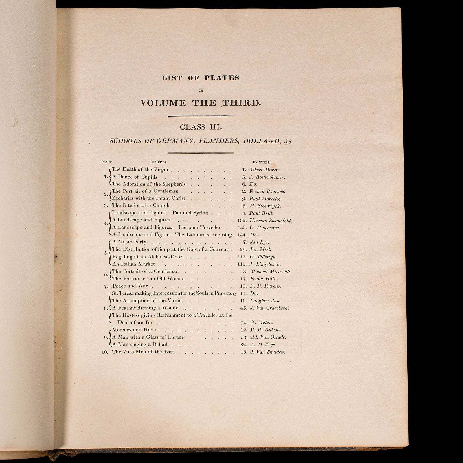 Antique Art Reference Book Marquis Of Stafford Collection Vol. 3, Georgian, 1818 photo for sale