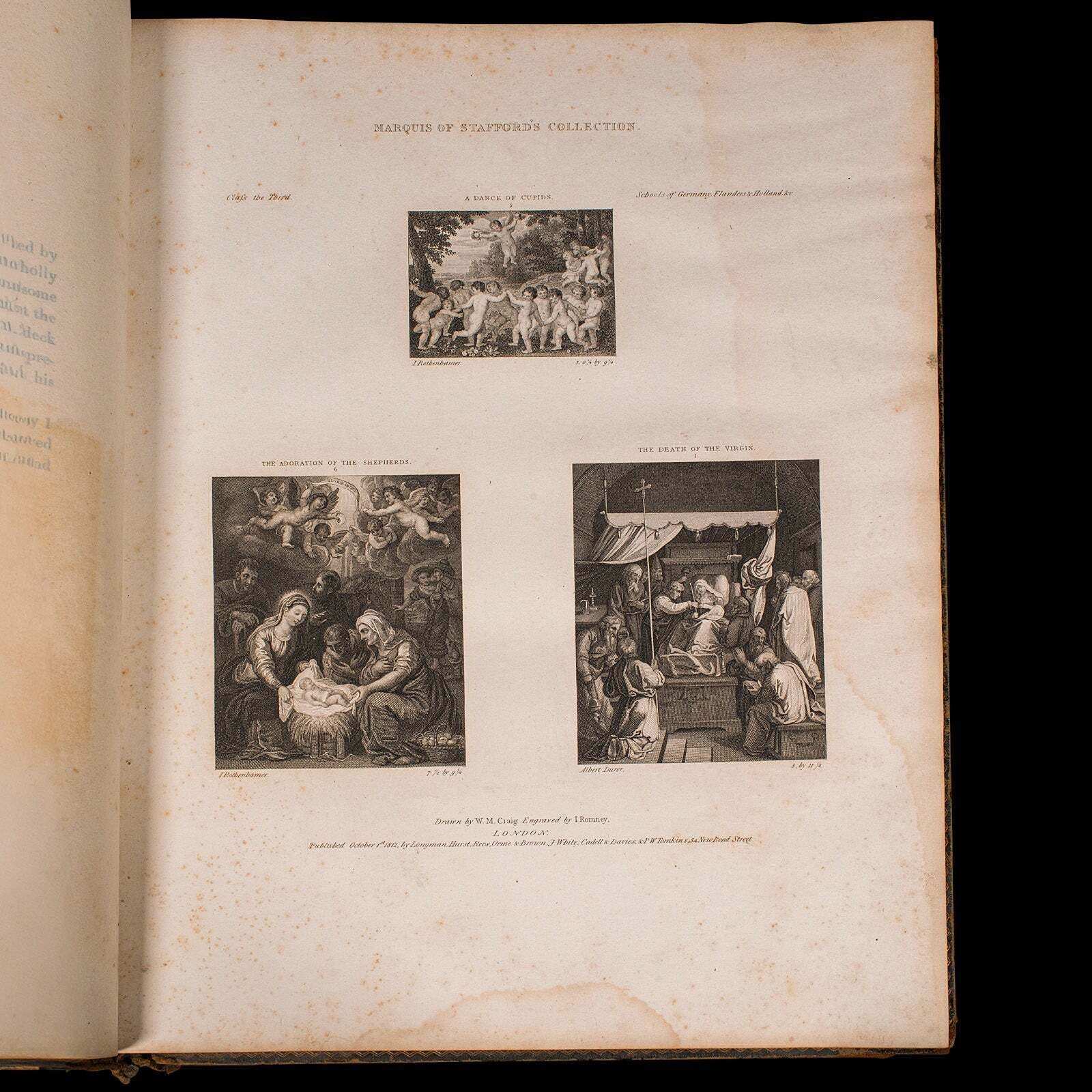 Antique Art Reference Book Marquis Of Stafford Collection Vol. 3, Georgian, 1818 photo Home Decor