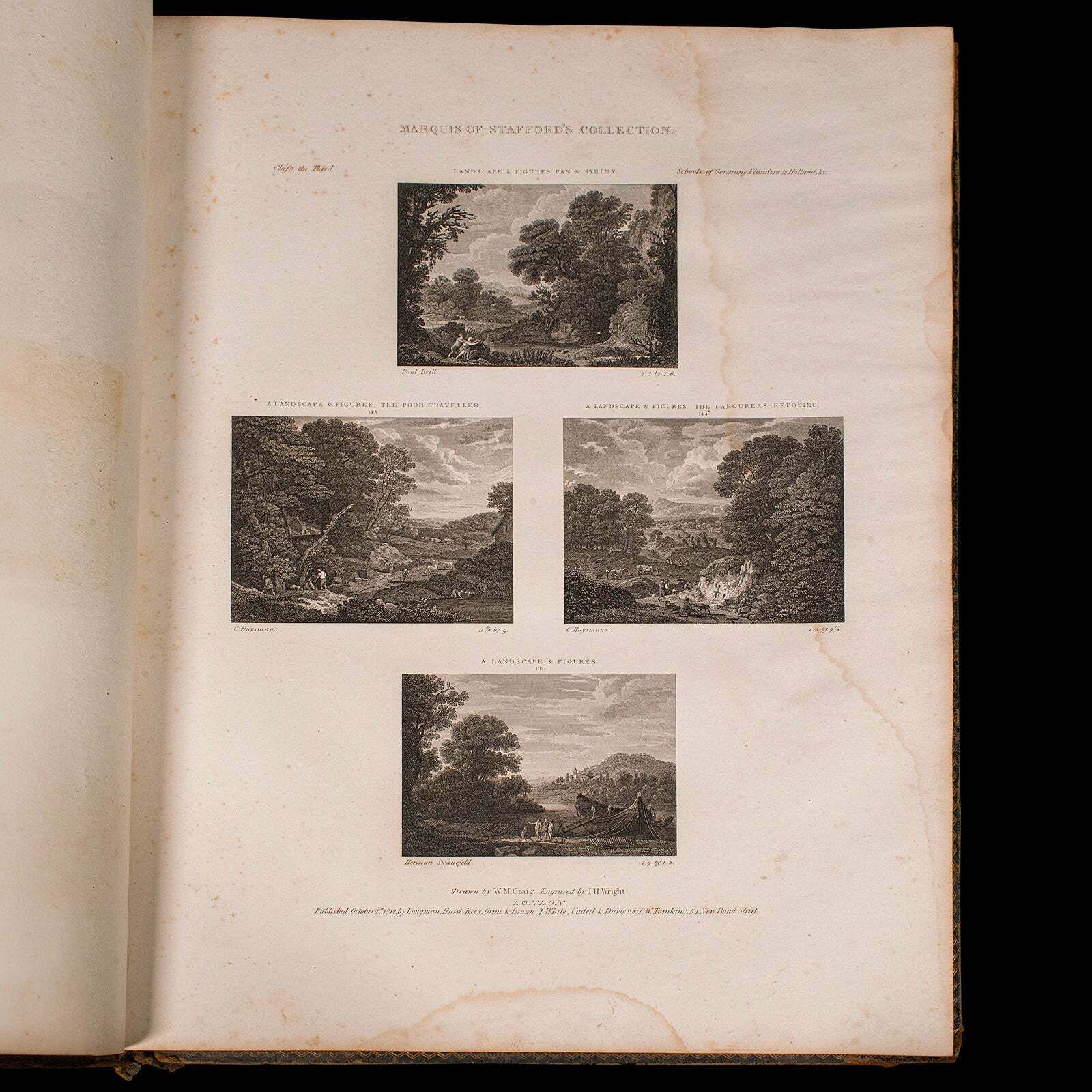 Antique Art Reference Book Marquis Of Stafford Collection Vol. 3, Georgian, 1818 photo 495.0
