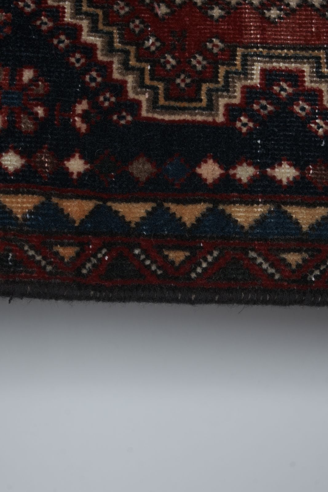 1970s Turkish Hand Knotted Runner Rug 2'7" X 9'6" photo furniture