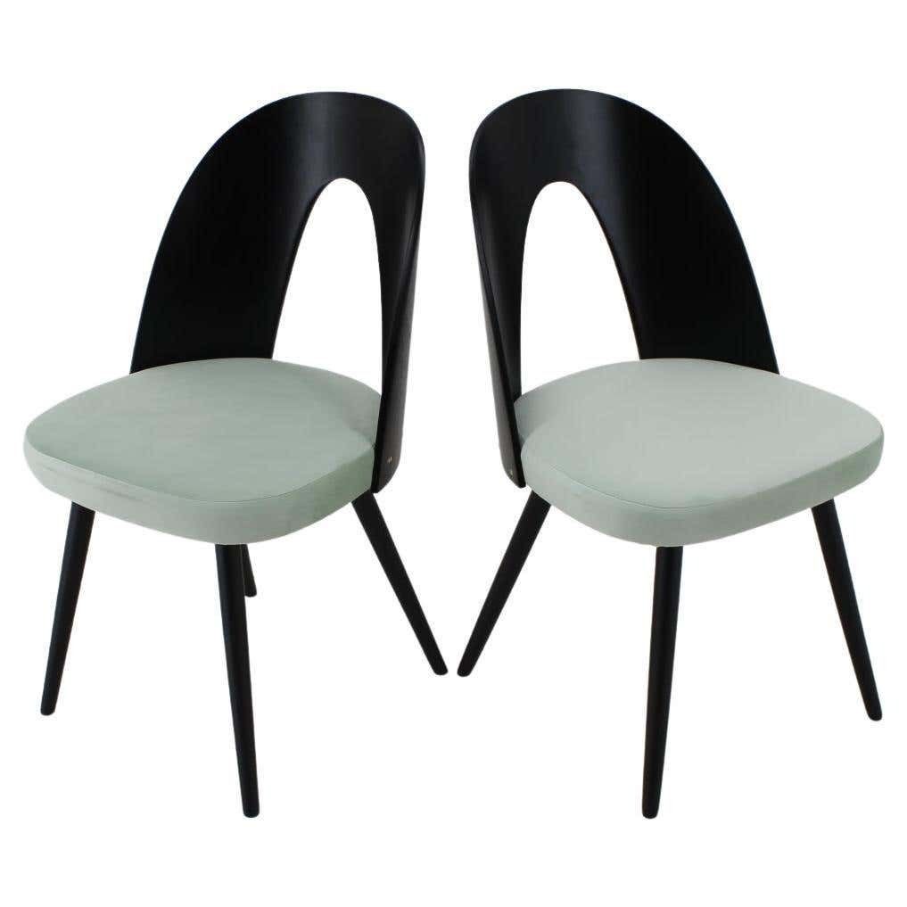 1960s Antonin Suman Set Of Four Dining Chairs