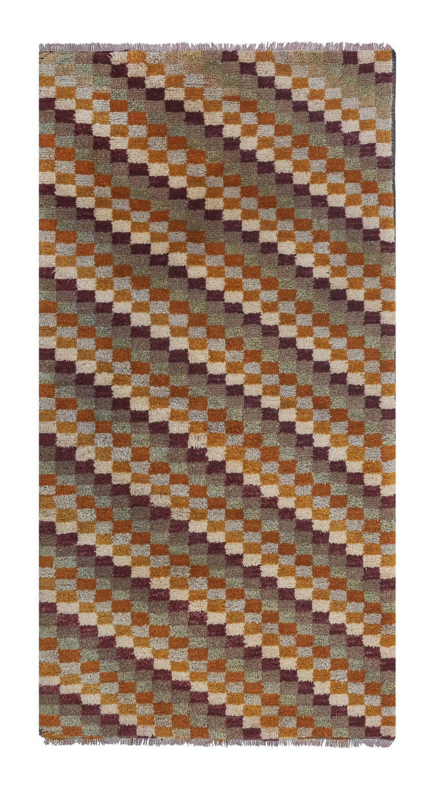 Turkish Mohair And Wool Tulu Shag Rug 2'6" X 5'1"