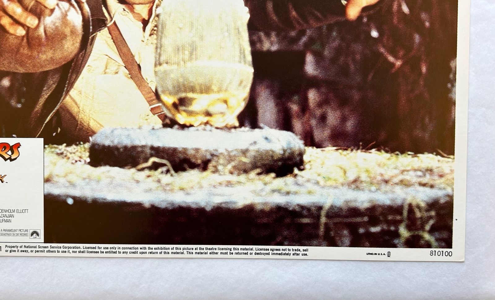 Raiders Of The Lost Ark   Original 1981 Lobby Card #1 photo Art