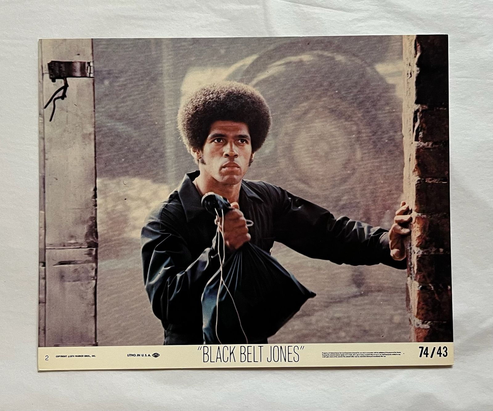 Black Belt Jones   Original 1974 Lobby Card photo furniture