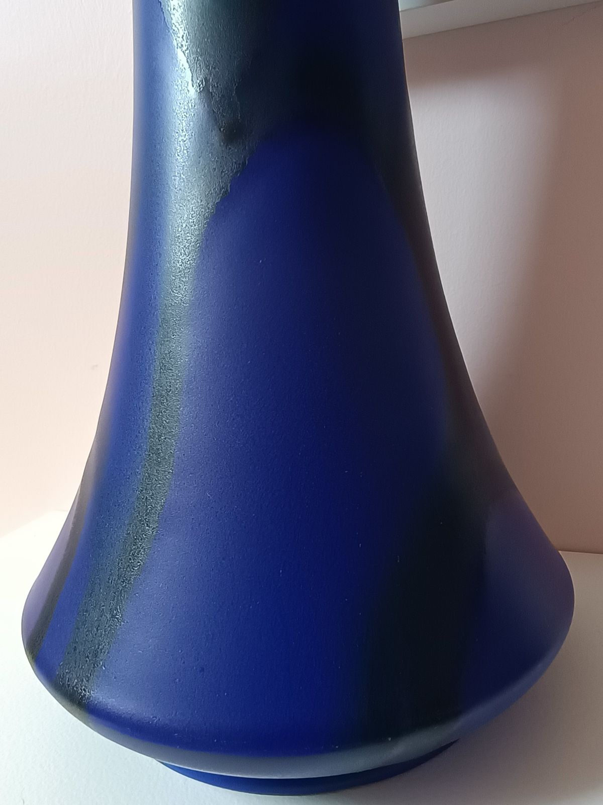 Large Bretby Art Nouveau/Deco Vases With Amazing Deep Blue Glaze Marbled Effect C1910 20 photo vintage