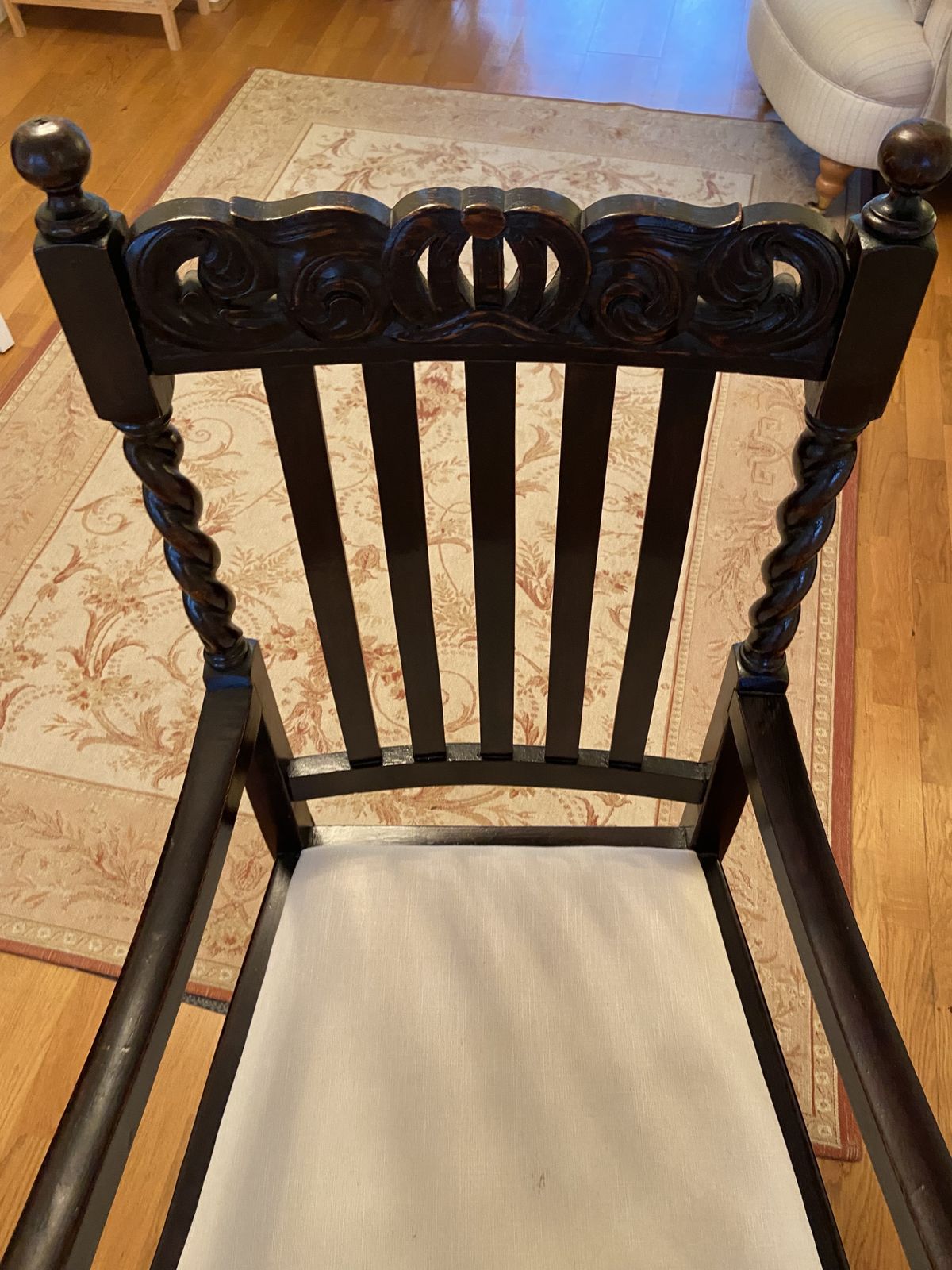 1920s Antique Oak Carver Armchair photo furniture