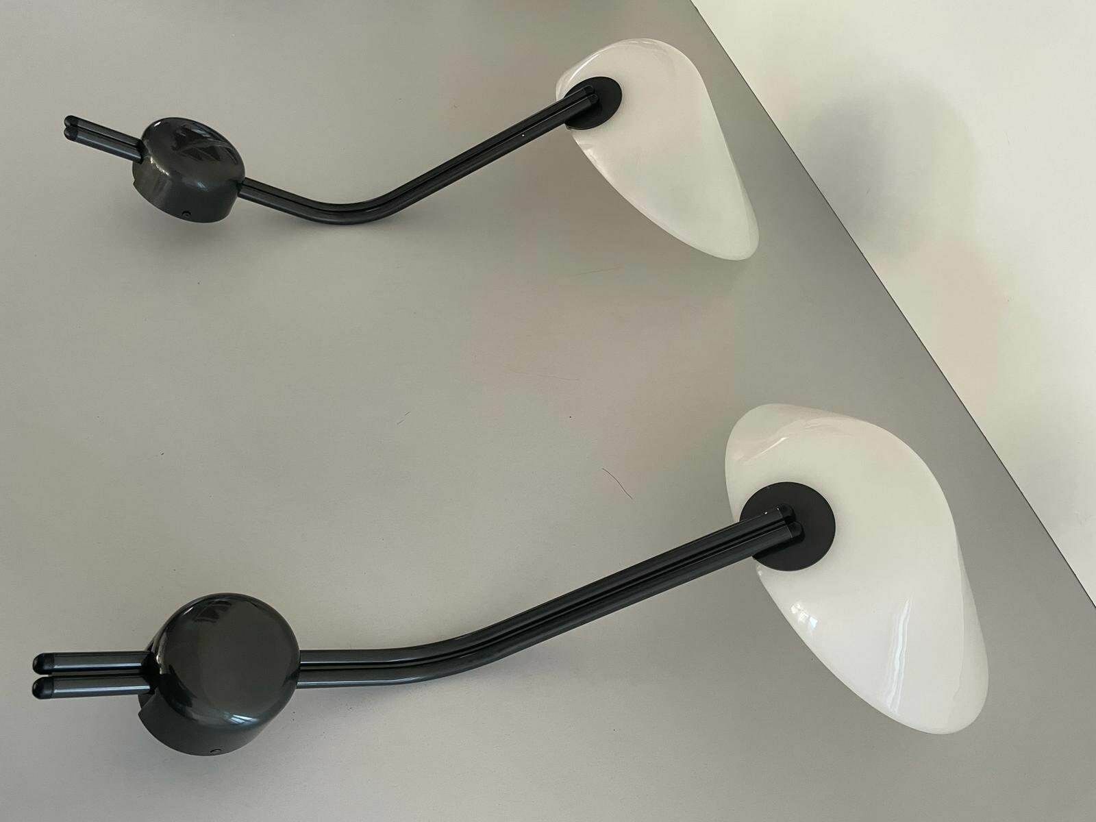 Model "Parter" Pair Of Xl Sconces By Achille Castiglioni For Flos, Italy, 1970s photo for sale