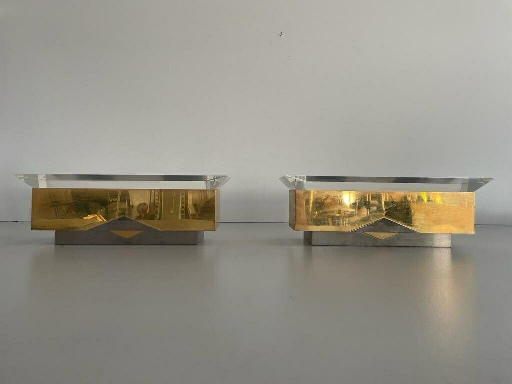 Gold Metal Halogen Sconces By Vereinigte Werkstätten, 1950s, Germany photo vinterior
