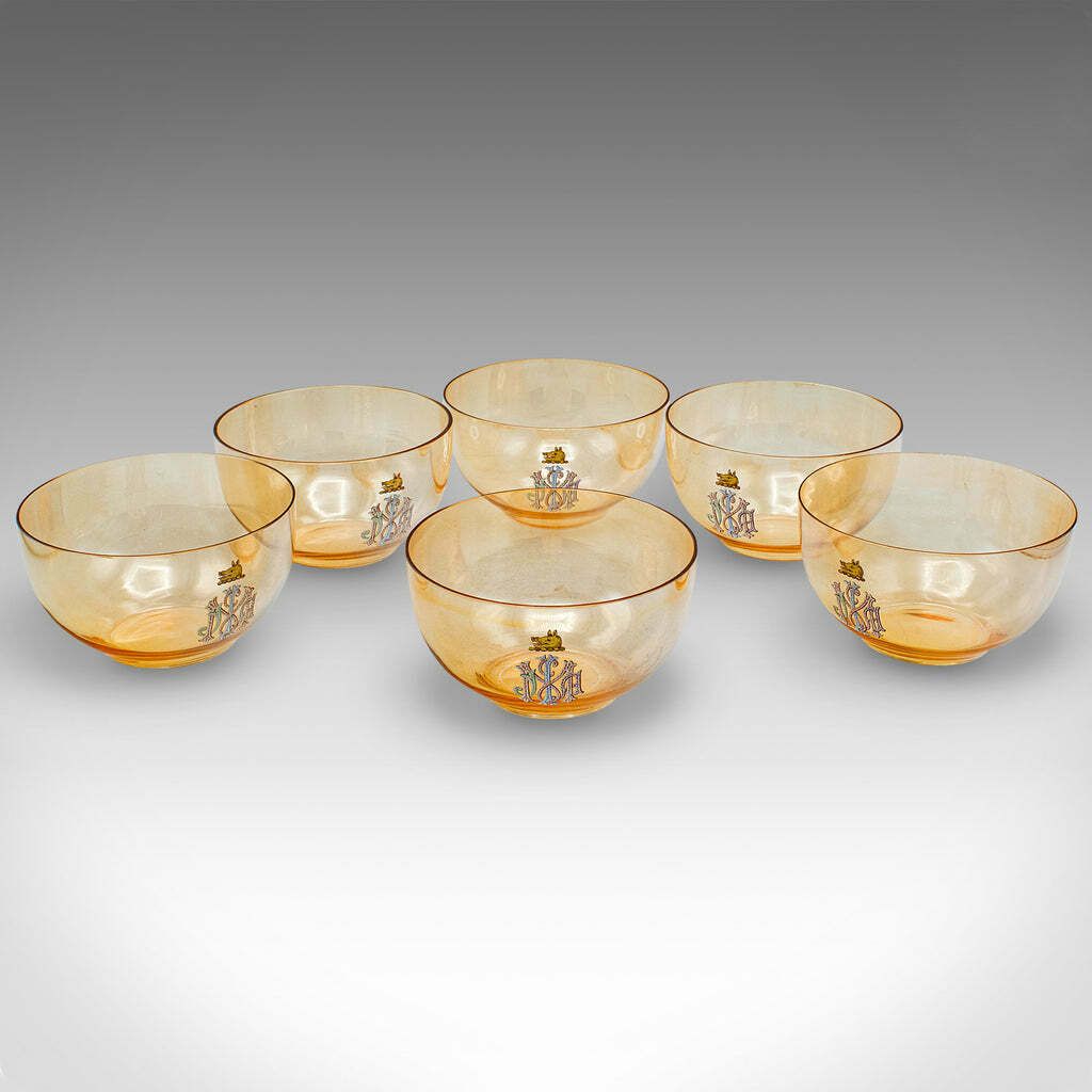 Antique Summer Garden Party Service, Austrian, Glass, Tableware Set, Victorian photo 1295.0