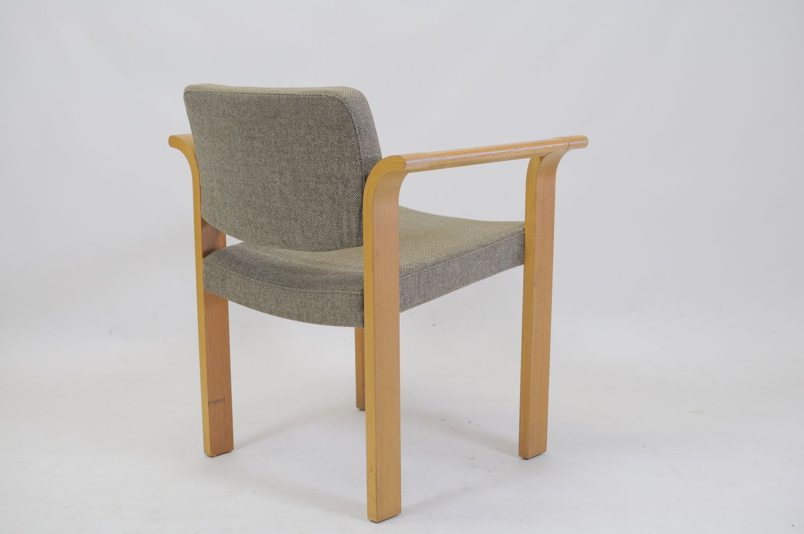 photo furniture 1970s Rud Thygesen And Johnny Sorensen Set Of Eight Conference Armchairs Reupholstered With Fabric Of Choice