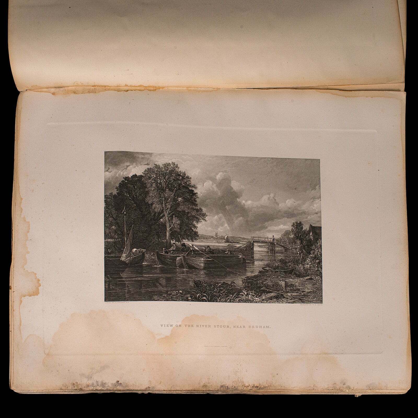 4 Vols Antique Folio, Imperial Gallery Of British Art, Engravings, Victorian photo buy