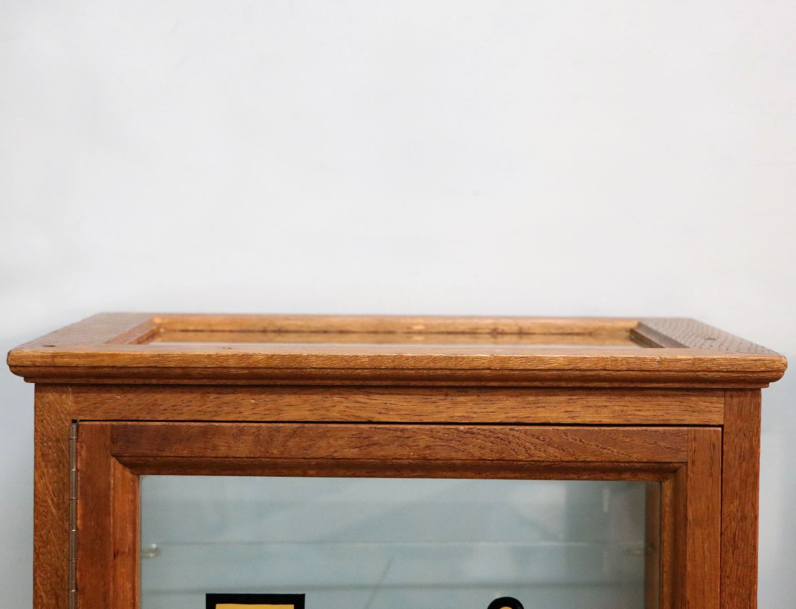 A Lovely Pair Of Early 20th Century Counter Display Cabinets Later Sign Written For Frys Chocolate. photo vintage