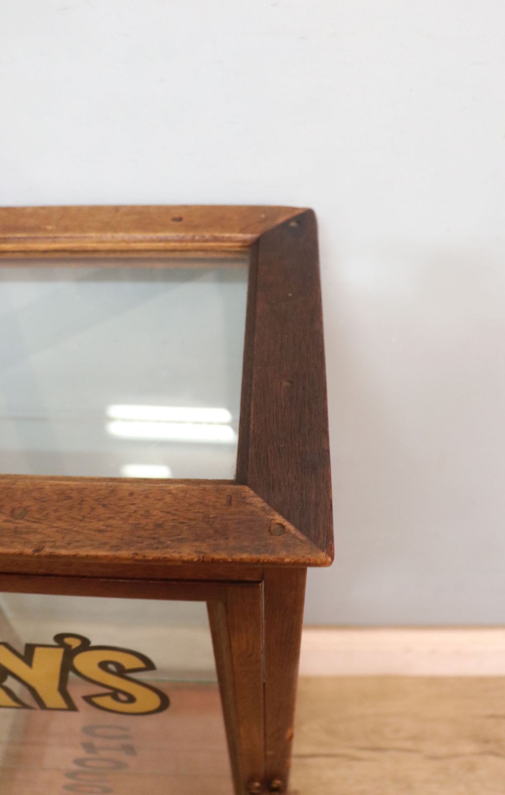 Furniture A Lovely Pair Of Early 20th Century Counter Display Cabinets Later Sign Written For Frys Chocolate. photo