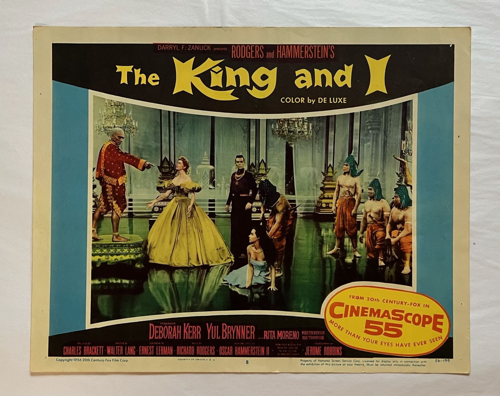 The King And I   Original 1974 Lobby Card #8 photo furniture
