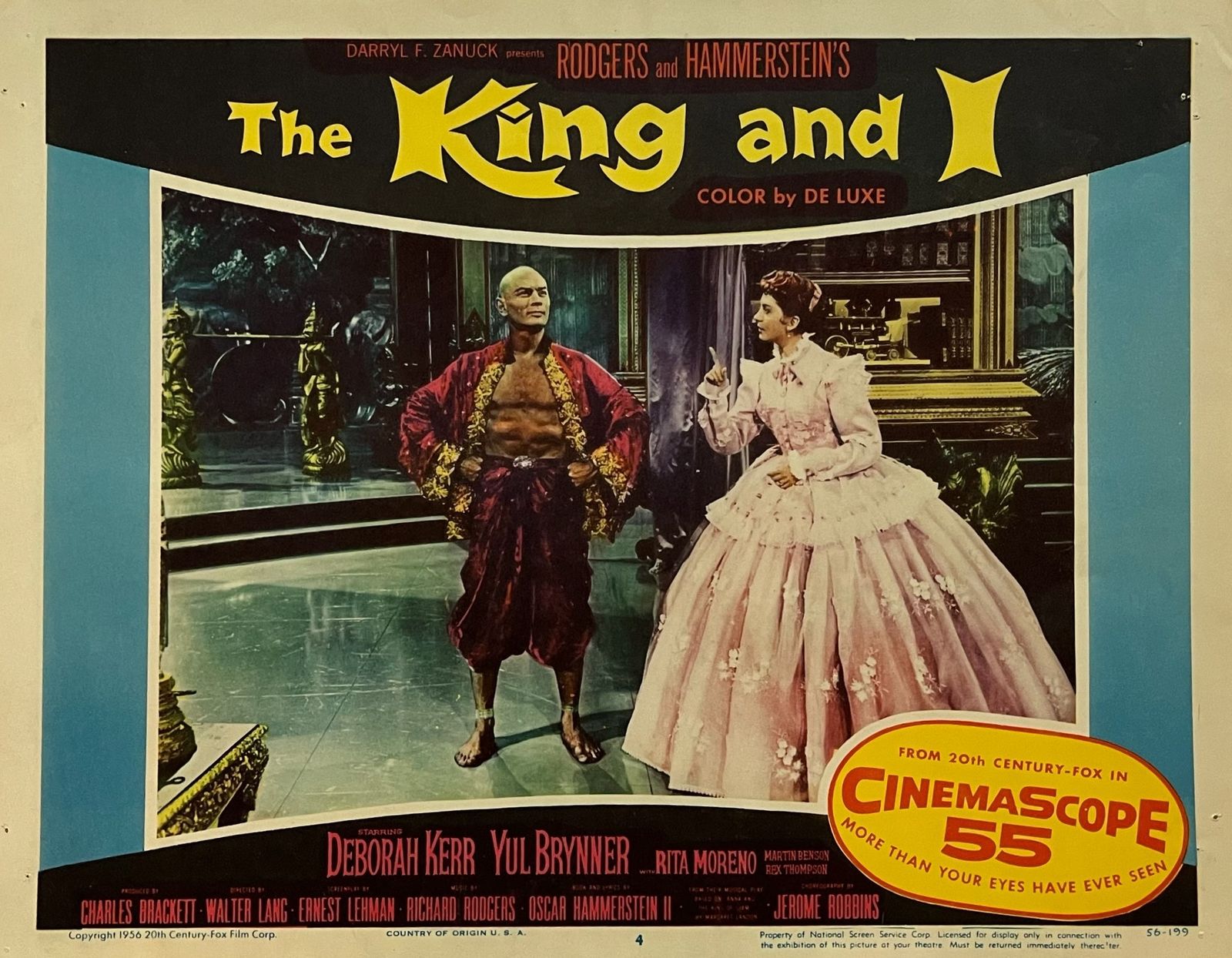 The King And I   Original 1974 Lobby Card #4
