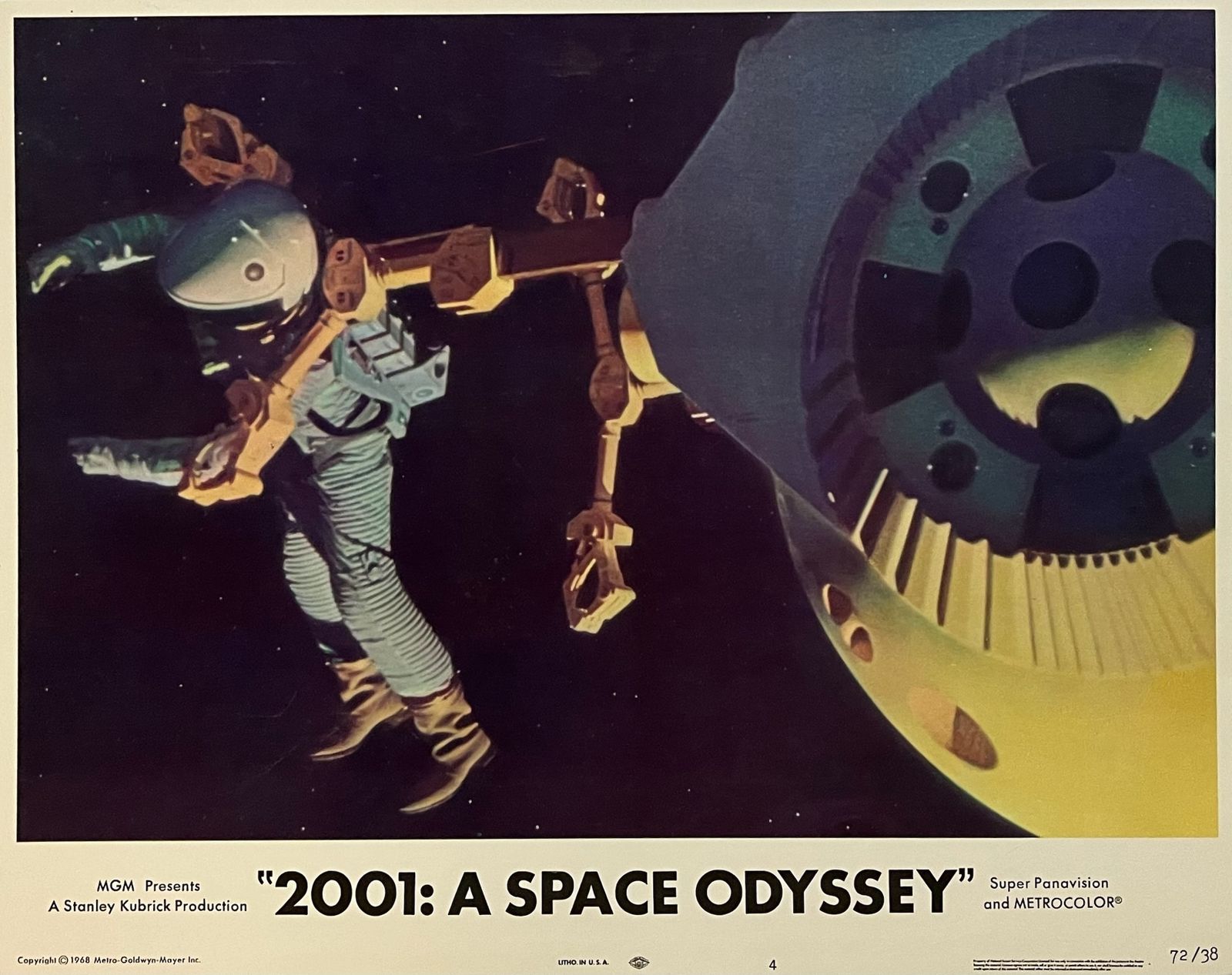 2001: A Space Odyssey   Original 1968 Lobby Card #4