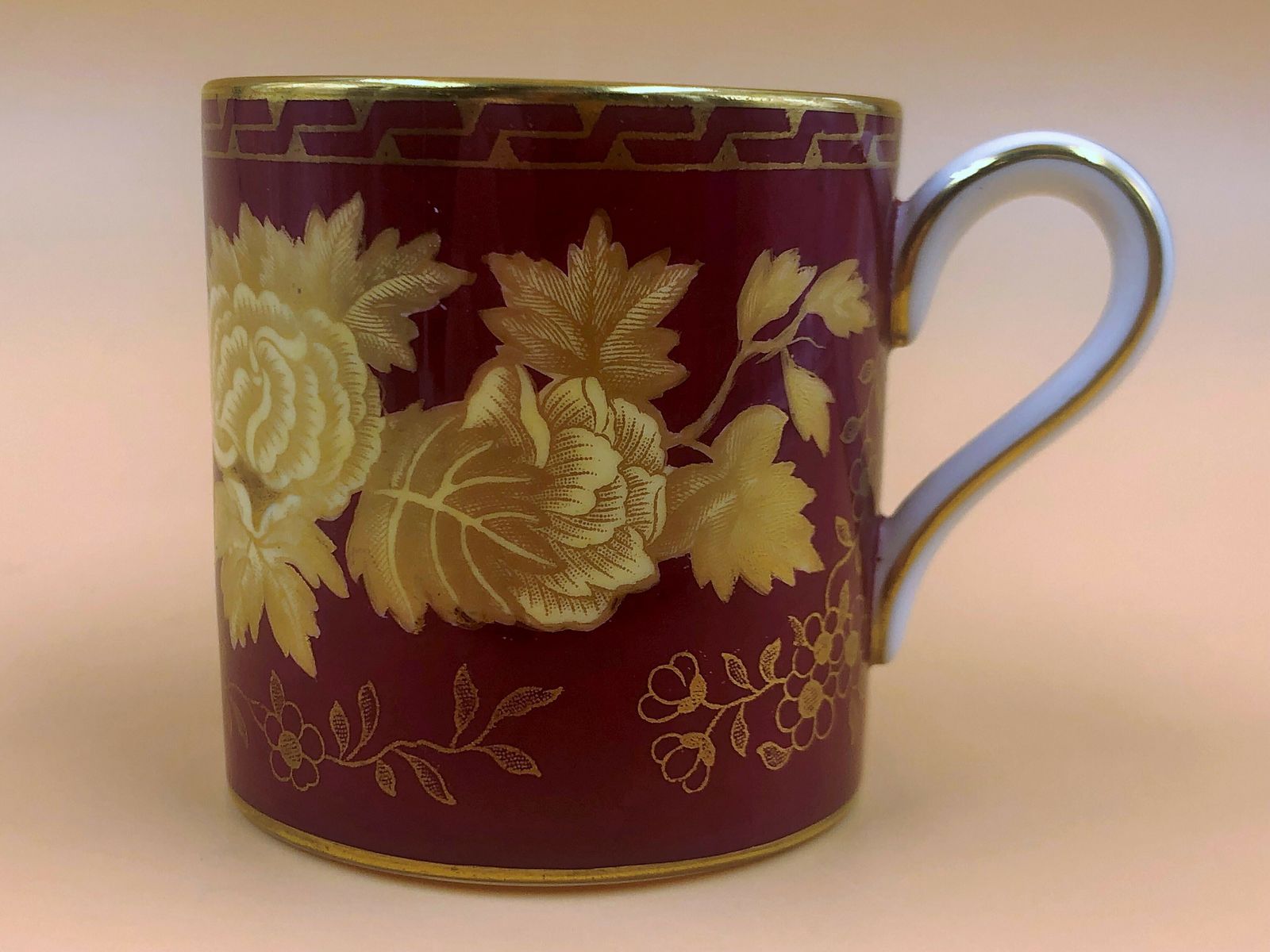 photo for sale 3 Piece Wedgwood China Ruby Tonquin Demitasse, Saucer & Side Plate Trio. W2488.