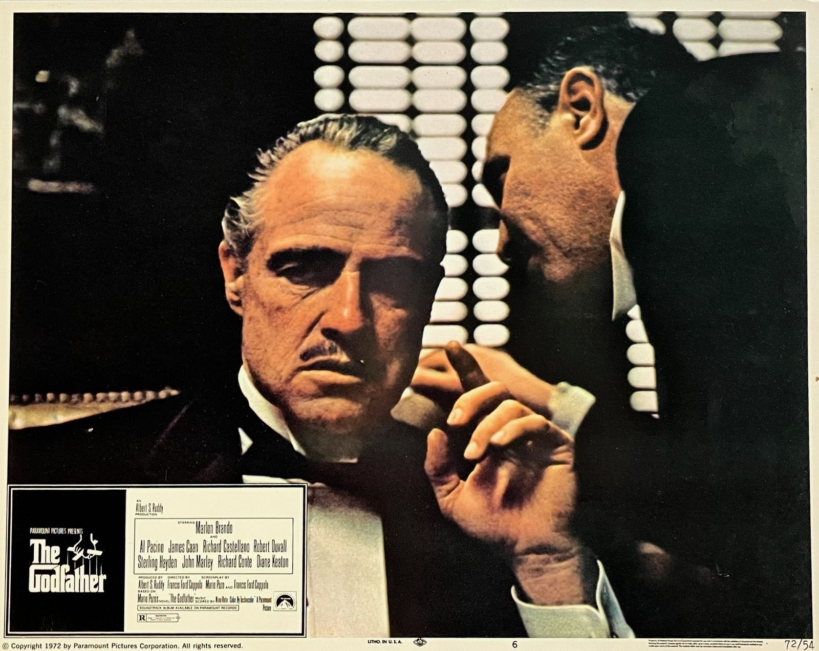 The Godfather   Original 1972 Lobby Card #6