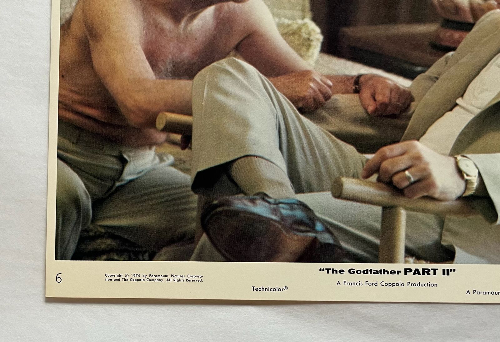 The Godfather Part II   Original 1974 Lobby Card #6 photo furniture